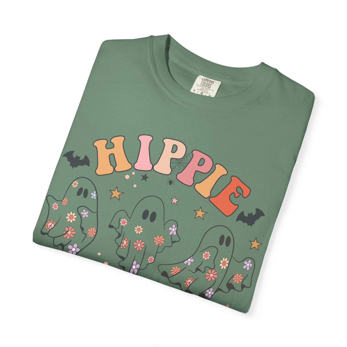 Hippie Halloween T-Shirt | Unisex Garment-Dyed Tee for Festive Fun, Casual Wear, Halloween Party, Fall 2023