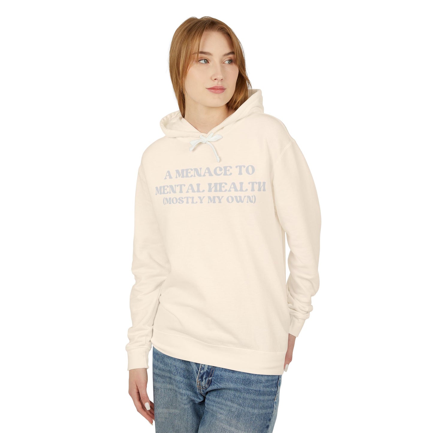 A Menace to Mental Health Unisex Hooded Sweatshirt