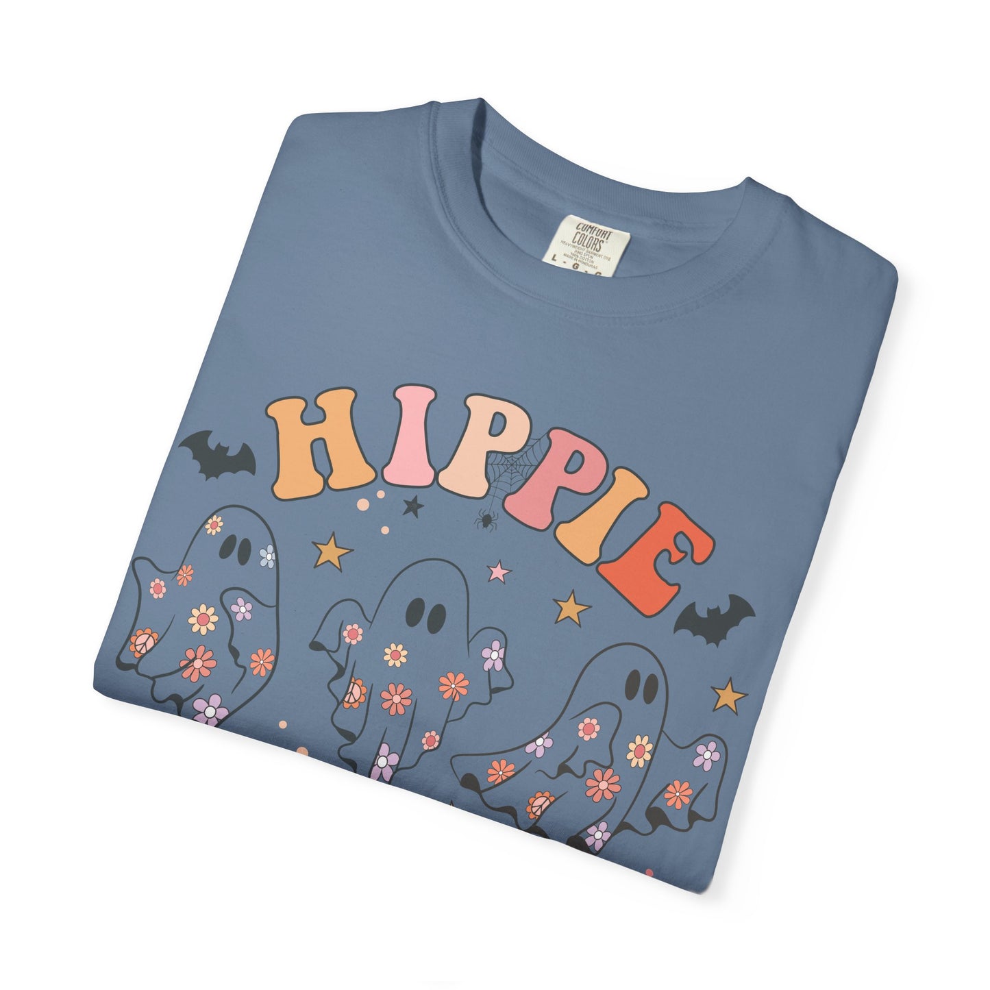 Hippie Halloween T-Shirt | Unisex Garment-Dyed Tee for Festive Fun, Casual Wear, Halloween Party, Fall 2023