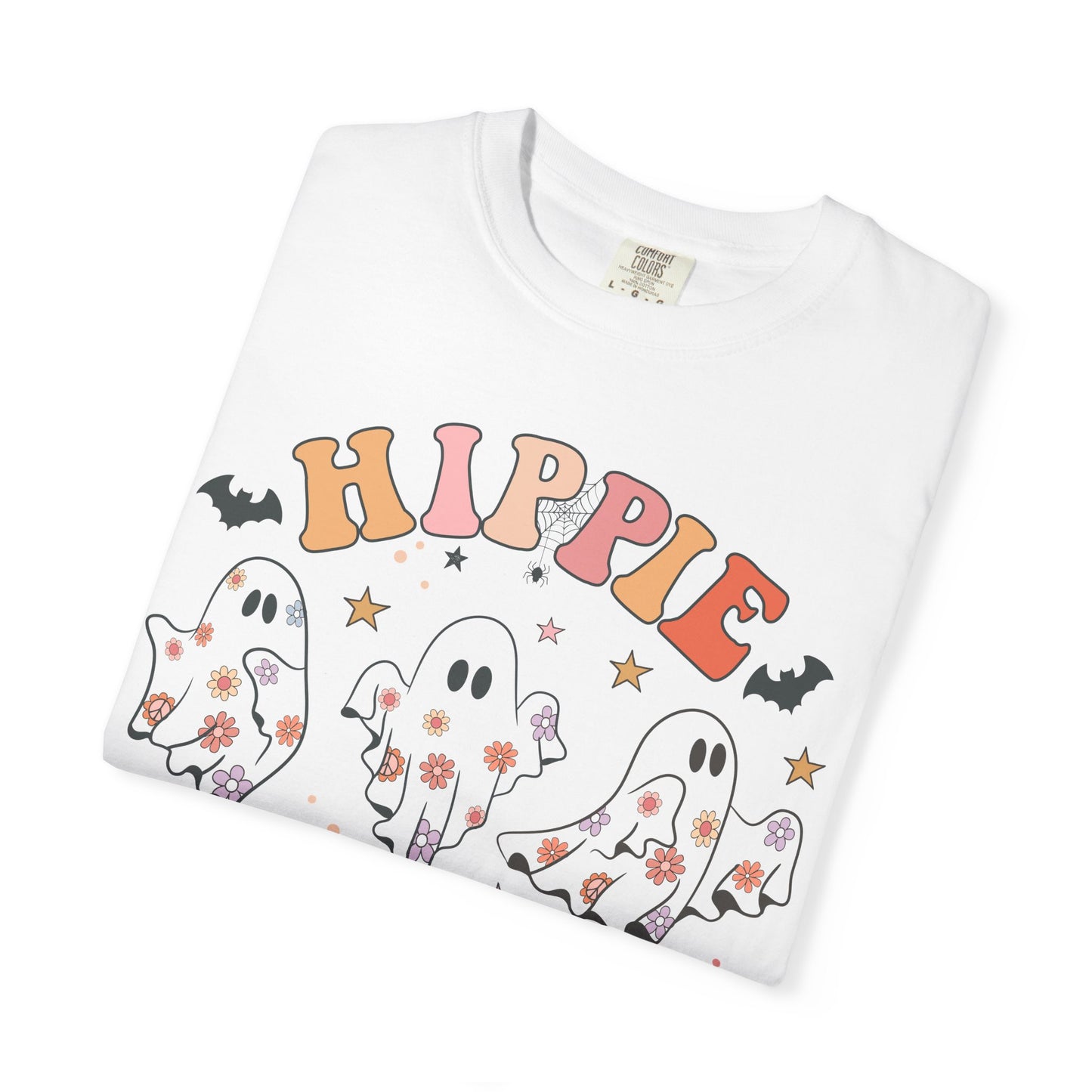 Hippie Halloween T-Shirt | Unisex Garment-Dyed Tee for Festive Fun, Casual Wear, Halloween Party, Fall 2023