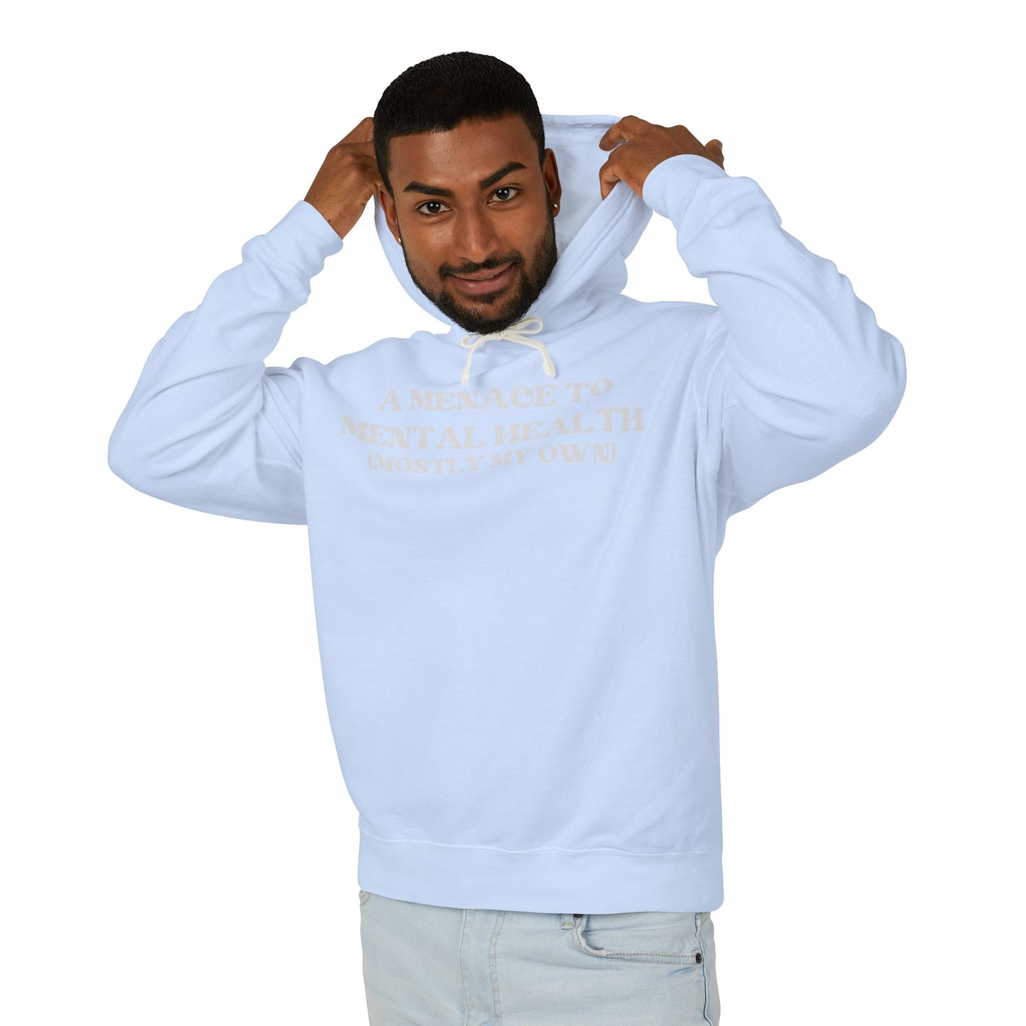 A Menace to Mental Health Unisex Hooded Sweatshirt