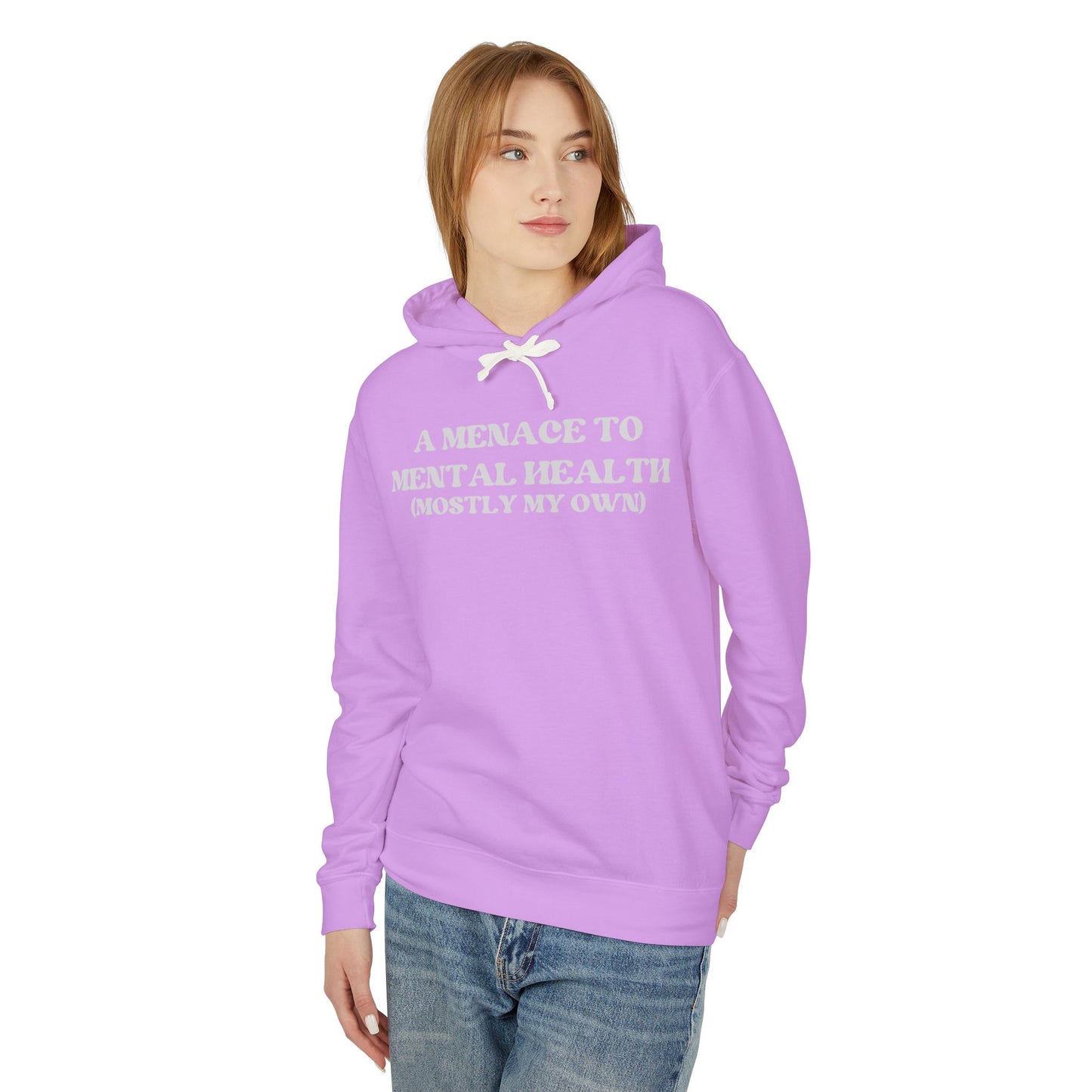 A Menace to Mental Health Unisex Hooded Sweatshirt