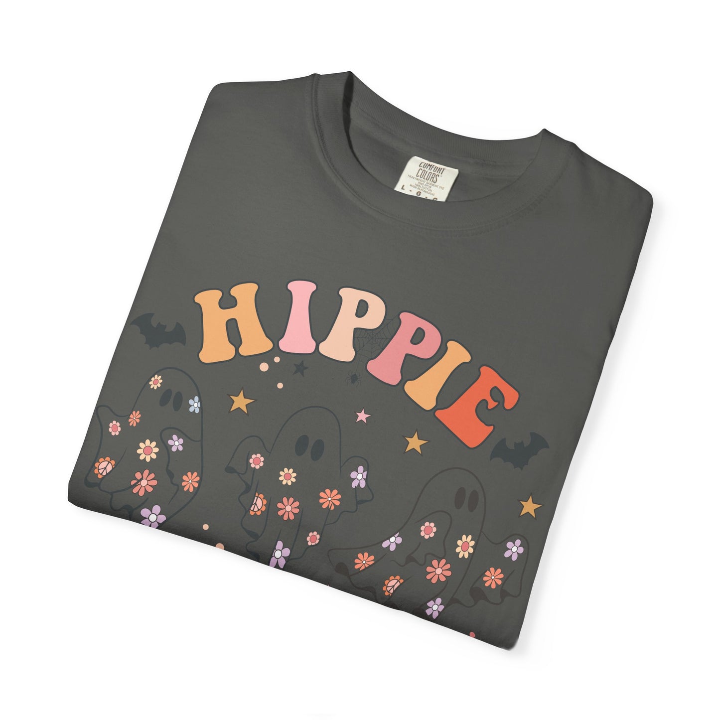 Hippie Halloween T-Shirt | Unisex Garment-Dyed Tee for Festive Fun, Casual Wear, Halloween Party, Fall 2023
