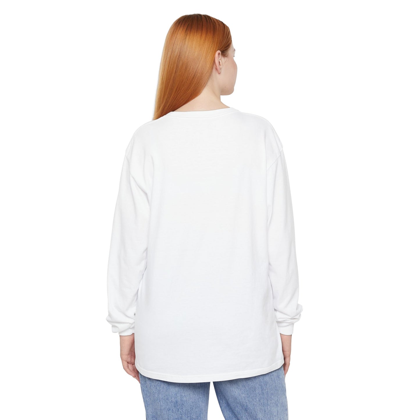 Hippie Ghosts Halloween Long Sleeve T-Shirt, Spooky Casual Wear, Fall Fashion, Halloween Party Tee, Gift for Ghost Lovers