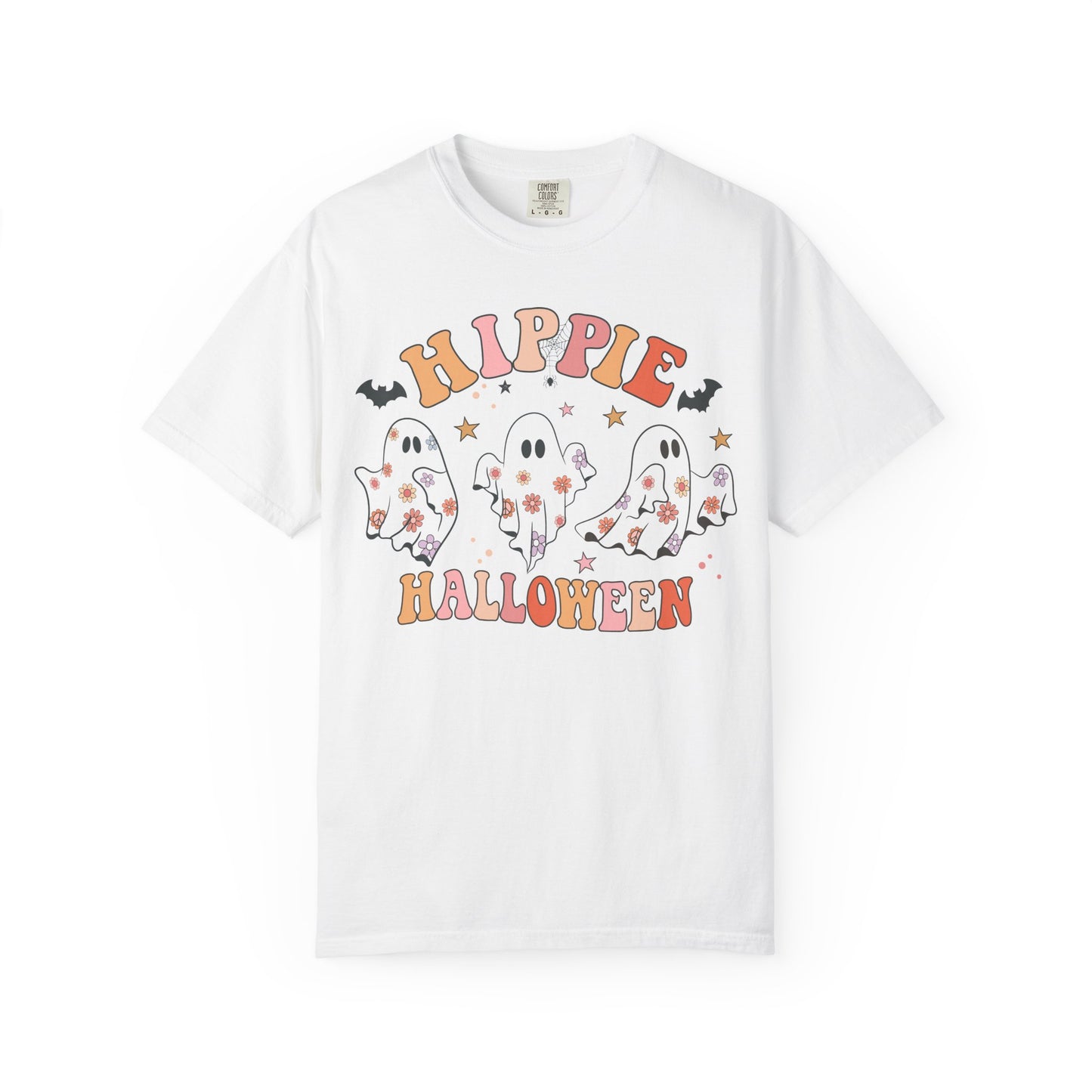 Hippie Halloween T-Shirt | Unisex Garment-Dyed Tee for Festive Fun, Casual Wear, Halloween Party, Fall 2023