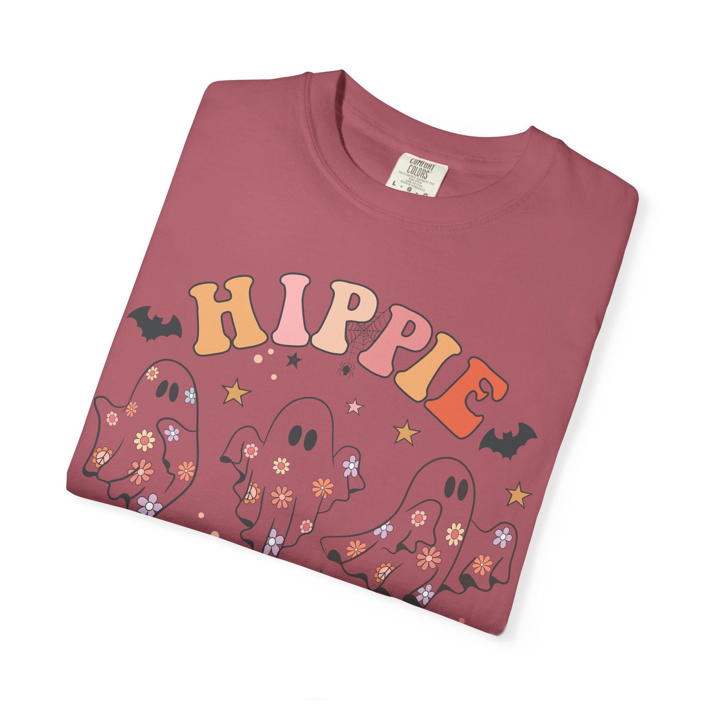 Hippie Halloween T-Shirt | Unisex Garment-Dyed Tee for Festive Fun, Casual Wear, Halloween Party, Fall 2023