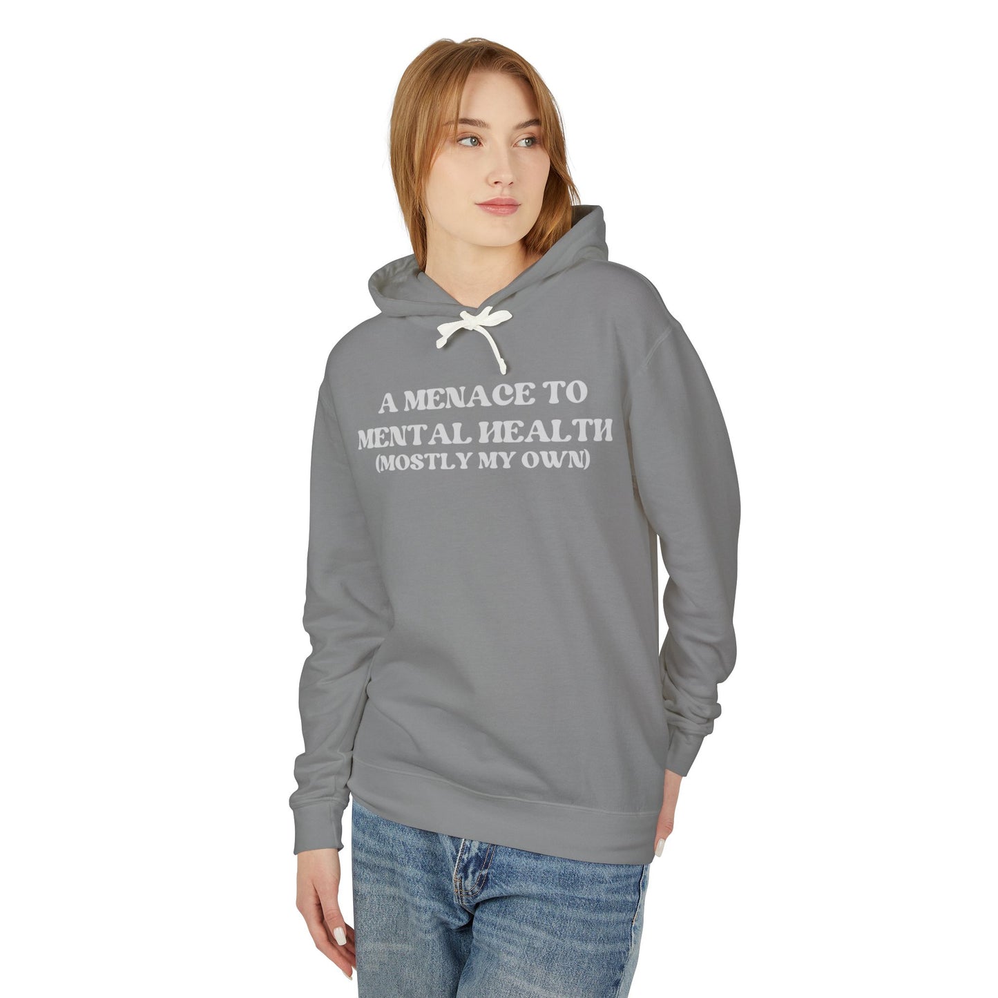 A Menace to Mental Health Unisex Hooded Sweatshirt