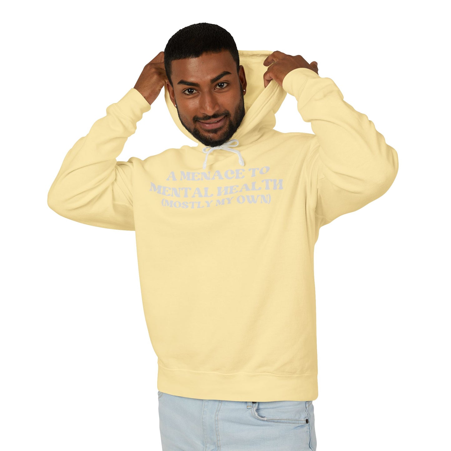 A Menace to Mental Health Unisex Hooded Sweatshirt