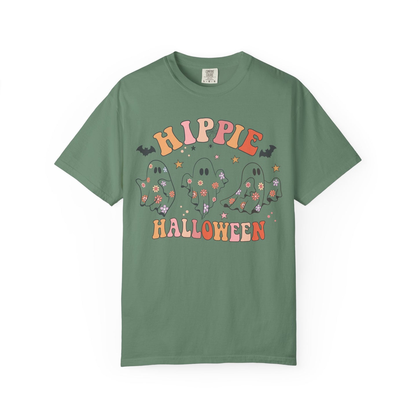 Hippie Halloween T-Shirt | Unisex Garment-Dyed Tee for Festive Fun, Casual Wear, Halloween Party, Fall 2023