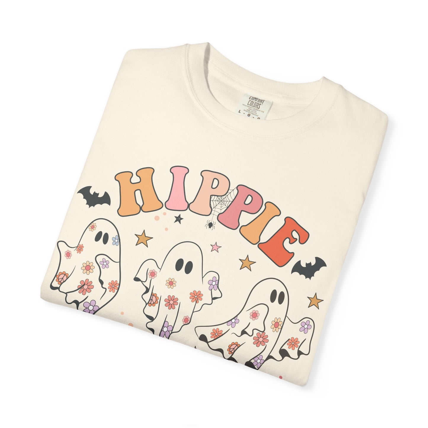 Hippie Halloween T-Shirt | Unisex Garment-Dyed Tee for Festive Fun, Casual Wear, Halloween Party, Fall 2023