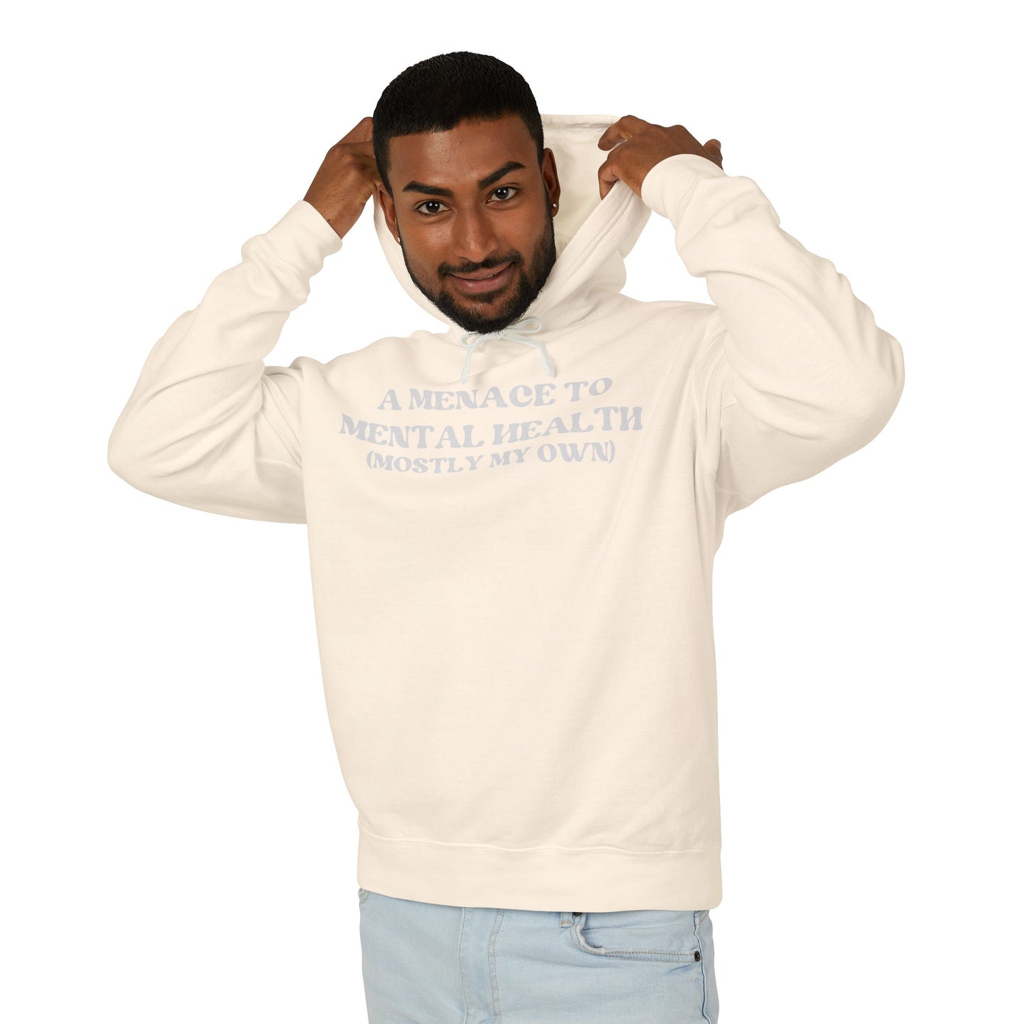 A Menace to Mental Health Unisex Hooded Sweatshirt