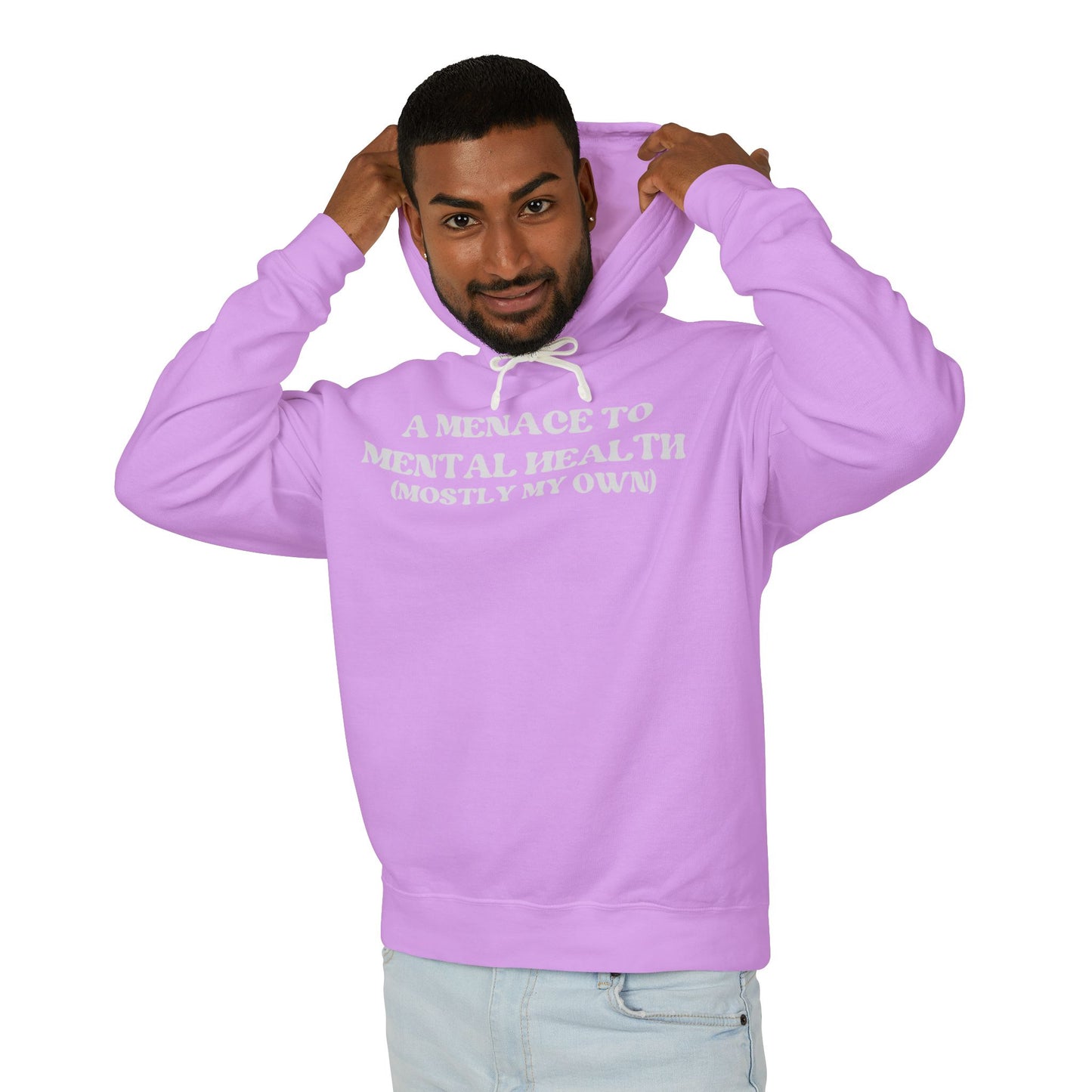 A Menace to Mental Health Unisex Hooded Sweatshirt