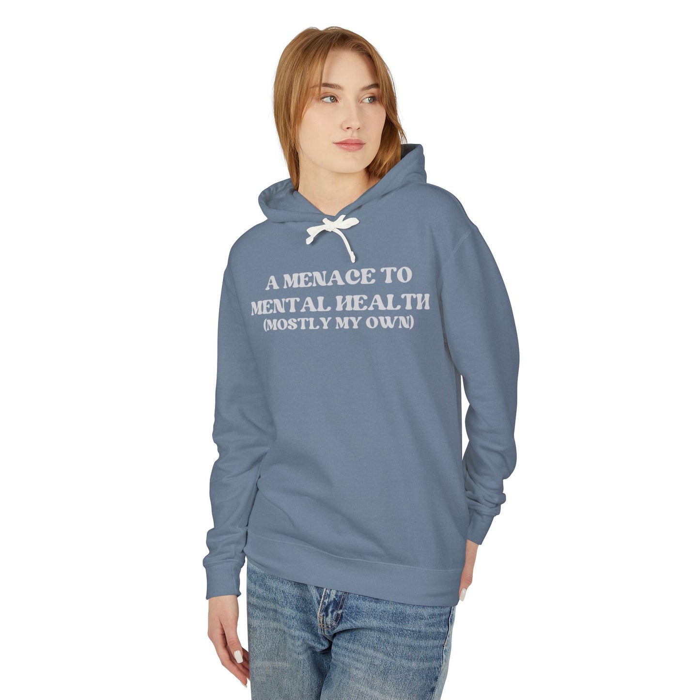 A Menace to Mental Health Unisex Hooded Sweatshirt