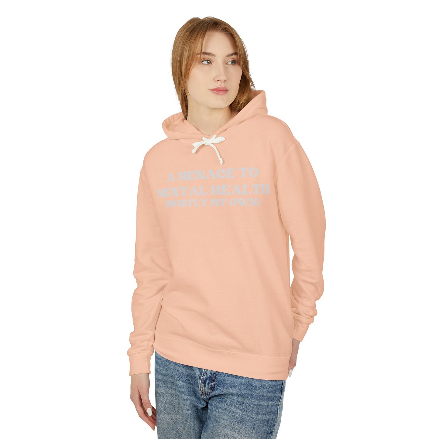 A Menace to Mental Health Unisex Hooded Sweatshirt
