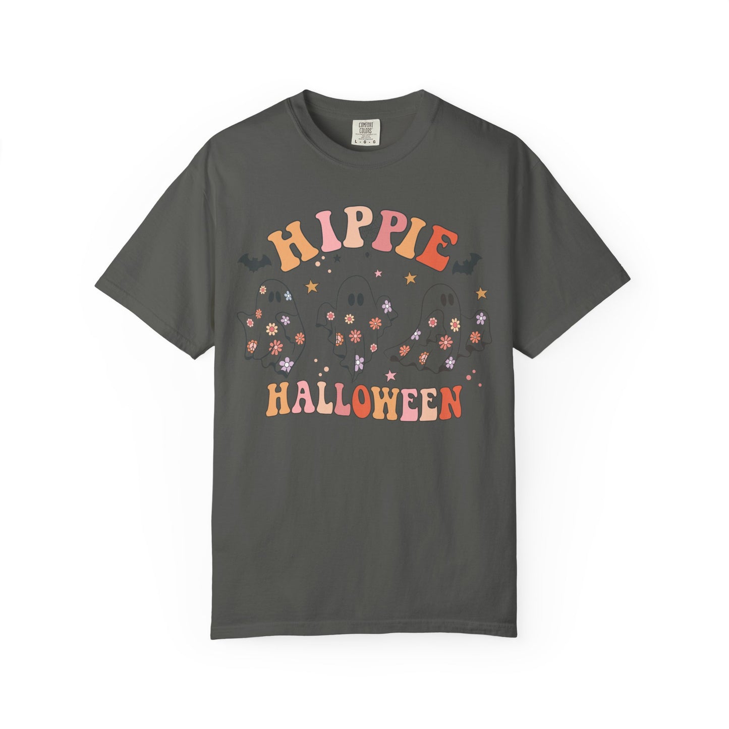 Hippie Halloween T-Shirt | Unisex Garment-Dyed Tee for Festive Fun, Casual Wear, Halloween Party, Fall 2023