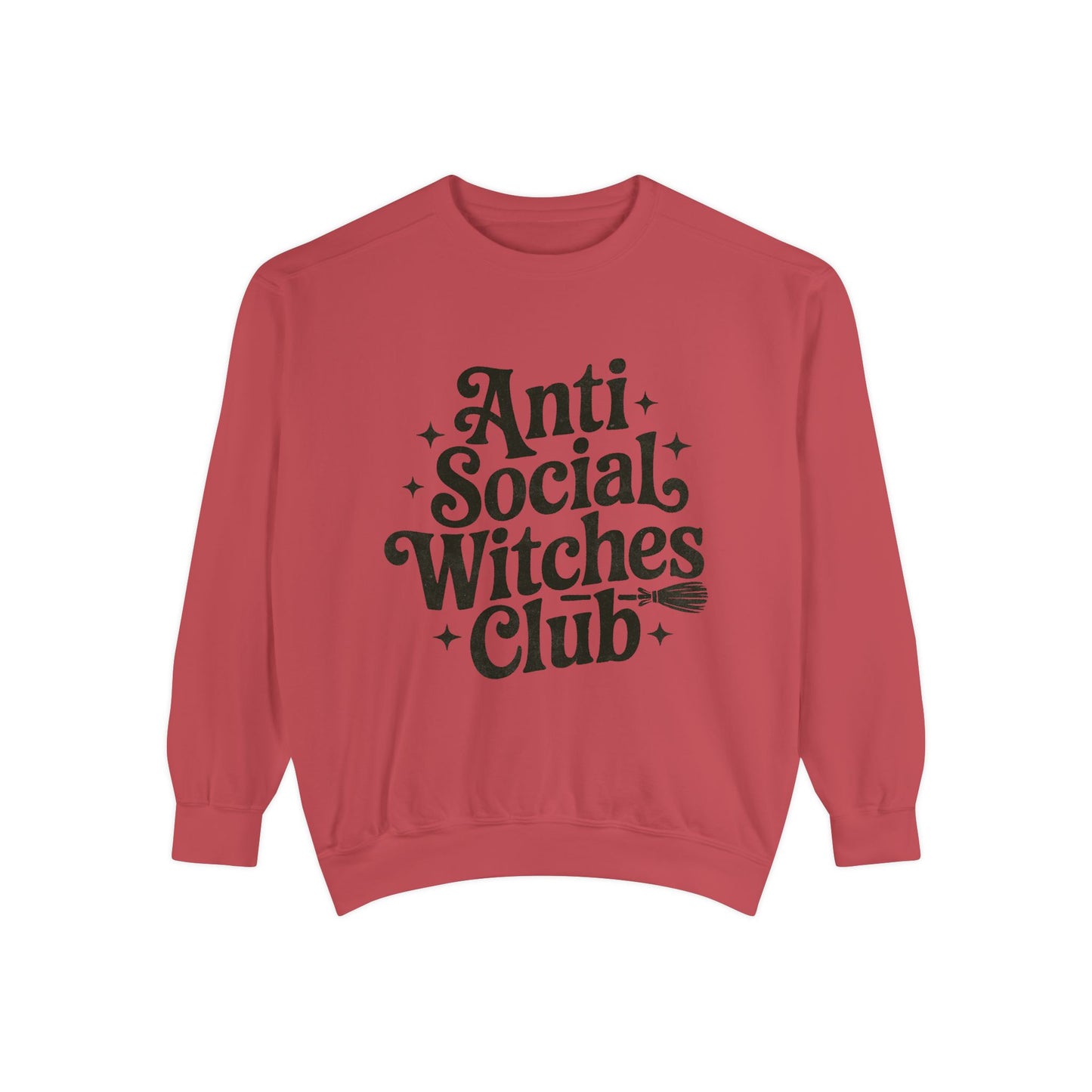 Anti Social Witches Club Sweatshirt | Cozy Unisex Apparel, Gift for Witches, Fall Fashion, Halloween Style, Everyday Wear