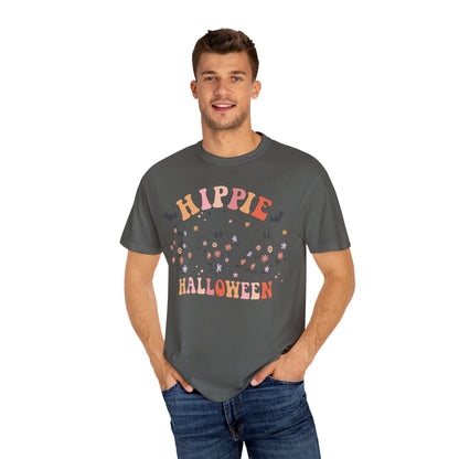 Hippie Halloween T-Shirt | Unisex Garment-Dyed Tee for Festive Fun, Casual Wear, Halloween Party, Fall 2023