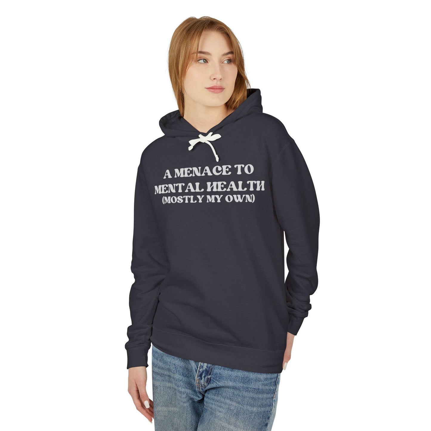 A Menace to Mental Health Unisex Hooded Sweatshirt