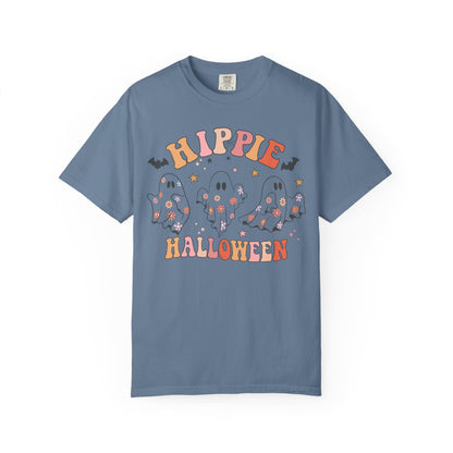 Hippie Halloween T-Shirt | Unisex Garment-Dyed Tee for Festive Fun, Casual Wear, Halloween Party, Fall 2023