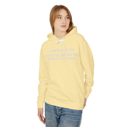 A Menace to Mental Health Unisex Hooded Sweatshirt