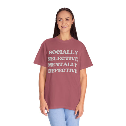 Socially Selective T-Shirt, Unisex Graphic Tee