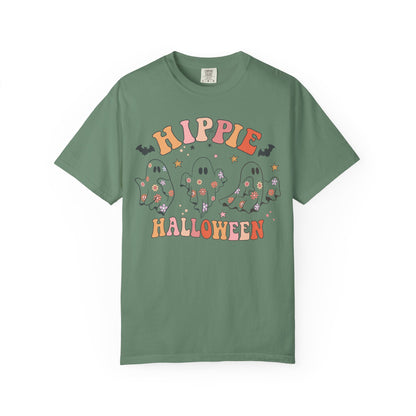 Hippie Halloween T-Shirt | Unisex Garment-Dyed Tee for Festive Fun, Casual Wear, Halloween Party, Fall 2023