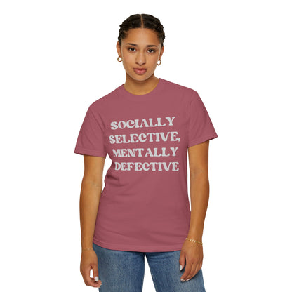 Socially Selective T-Shirt, Unisex Graphic Tee