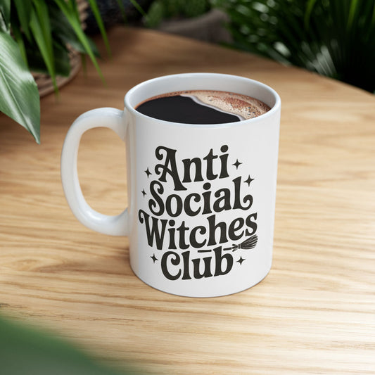 Right Handed Magical Coffee Mug, Witchy Vibes, Gift for Tea Lovers, Halloween Decor, Office Cup, 11oz / 15oz